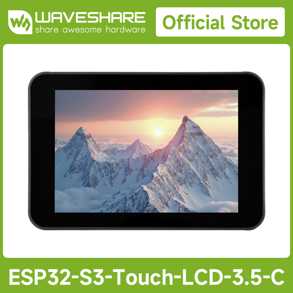 Lolin S3 - Waveshare ESP32-S3 3,5-дюймовый емкостный сенсорный дисплей,
