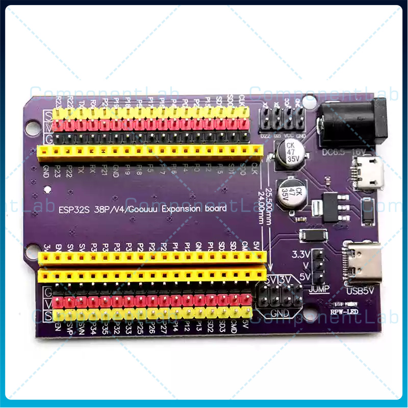 Nodemcu 32S - 5-15 шт. ESP32S3 38-контактная фиолетовая плата